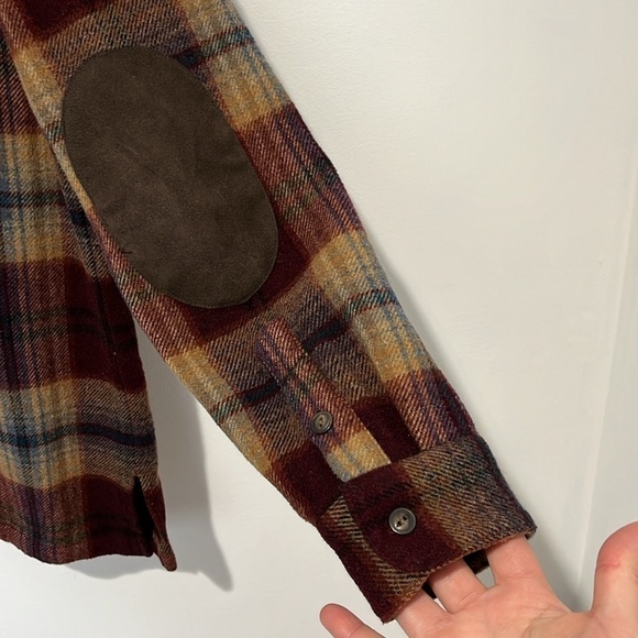 Liz Claiborne Plaid Jacket - Red, Brown, and Tan - Picture 10 of 16